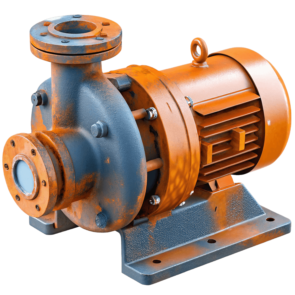 Старый насос для перекачки
