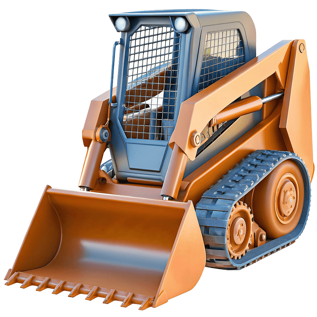 Фронтальный погрузчик как пример техники при экономии на аренде